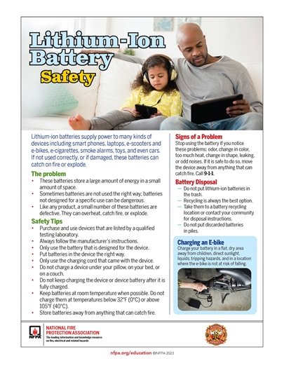 Lithium Ion Battery Safety