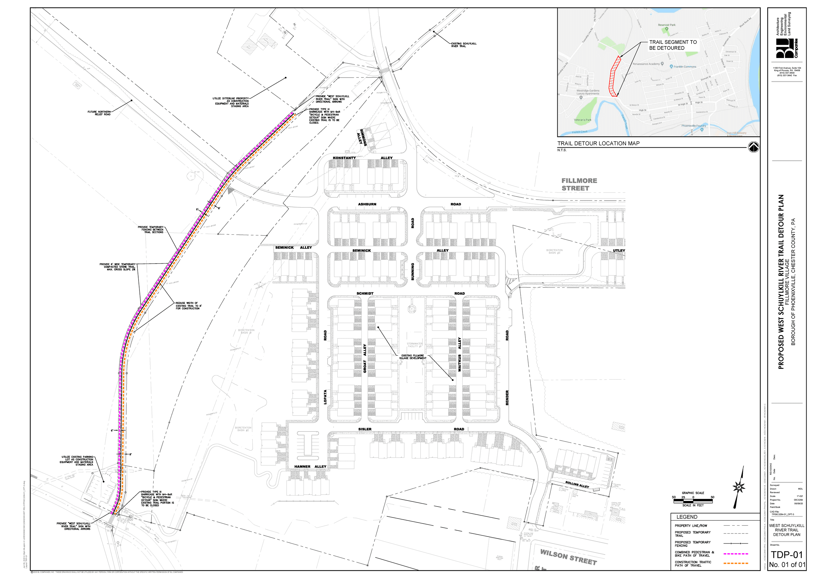 SRT Construction Map - December 2020 to February 2021